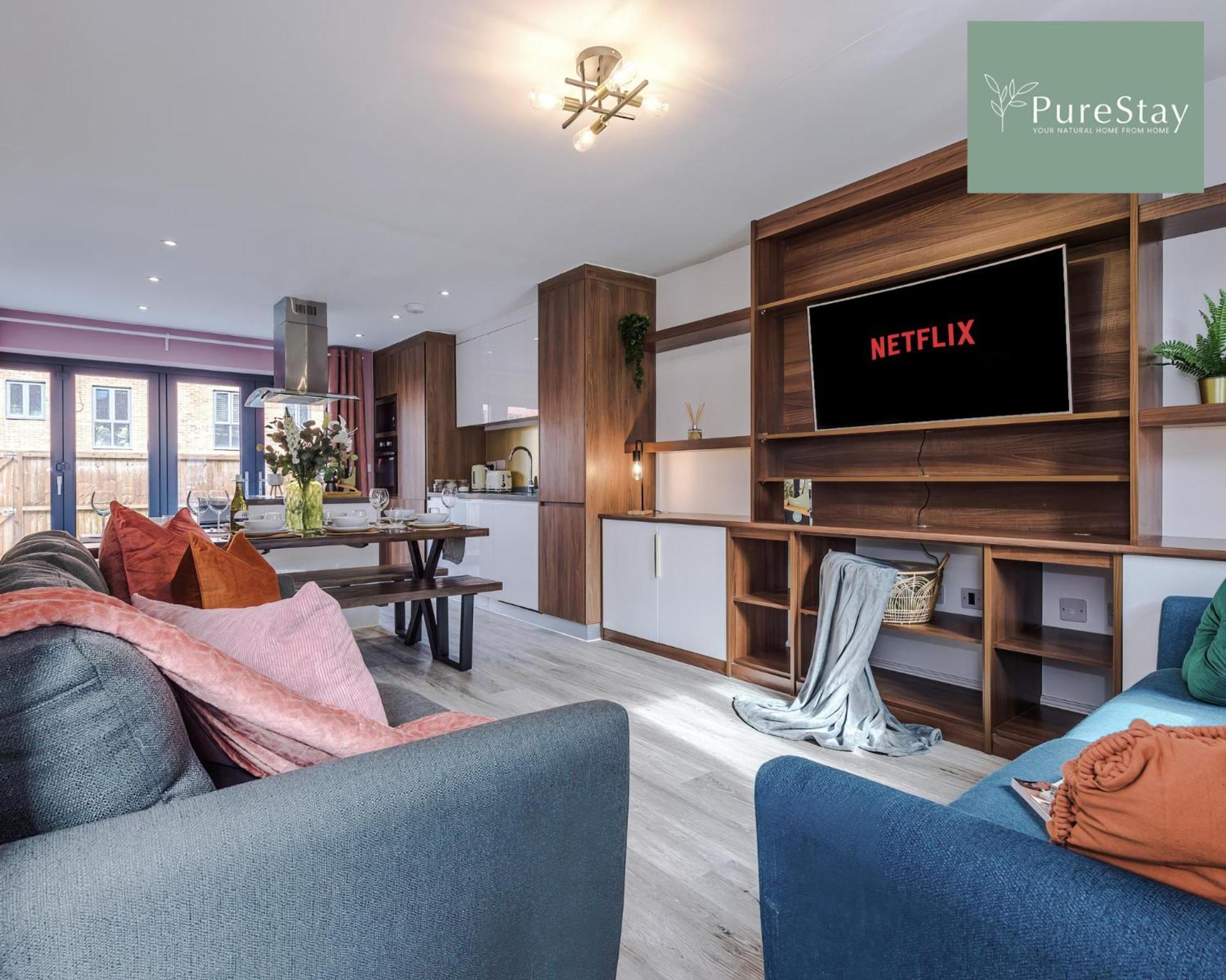 Stunning Five Bedroom Manchester House With Free Parking By Purestay Short Lets & Serviced Accommodation 外观 照片