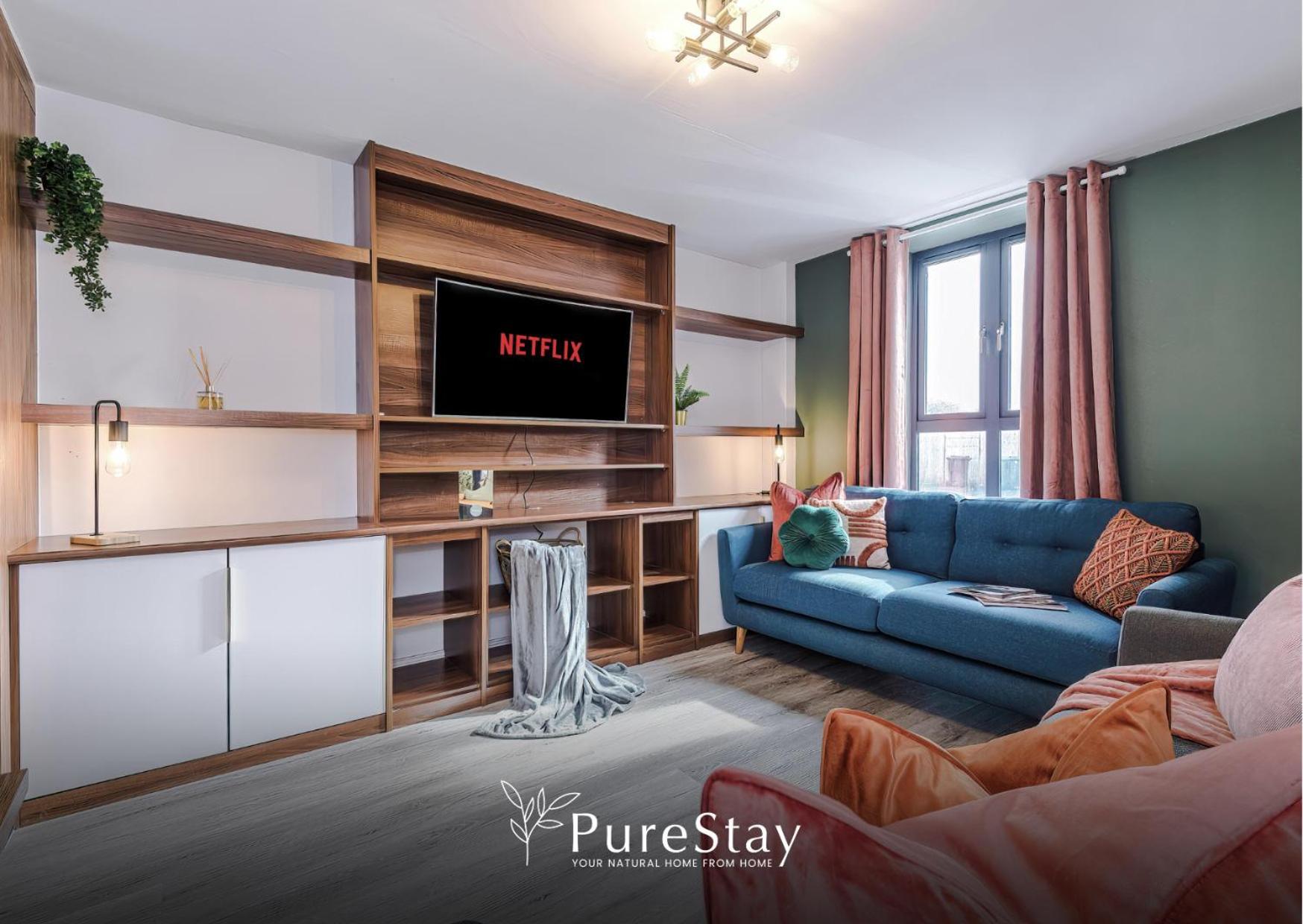 Stunning Five Bedroom Manchester House With Free Parking By Purestay Short Lets & Serviced Accommodation 外观 照片