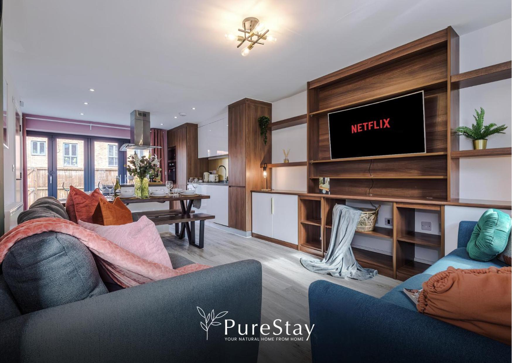 Stunning Five Bedroom Manchester House With Free Parking By Purestay Short Lets & Serviced Accommodation 外观 照片